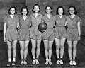 Jackson College women's basketball team on court
