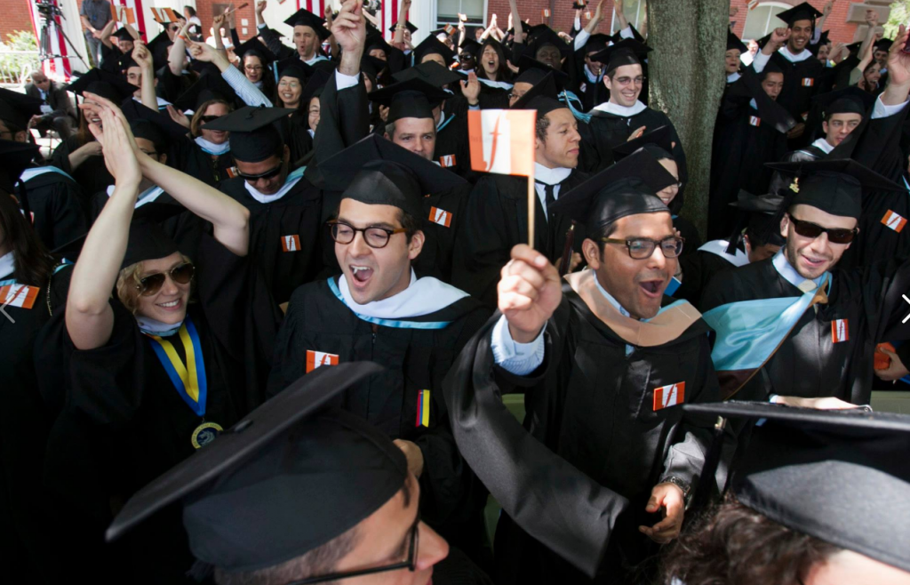 Commencement, Fletcher grads