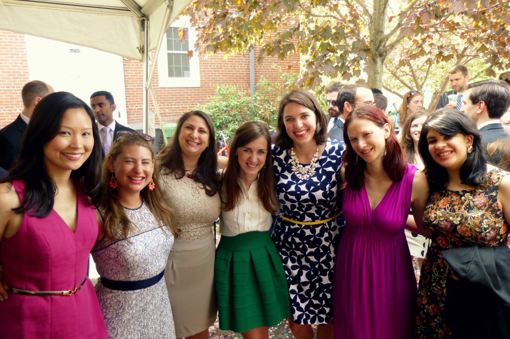 The "Ladies who Law," ready to graduate.