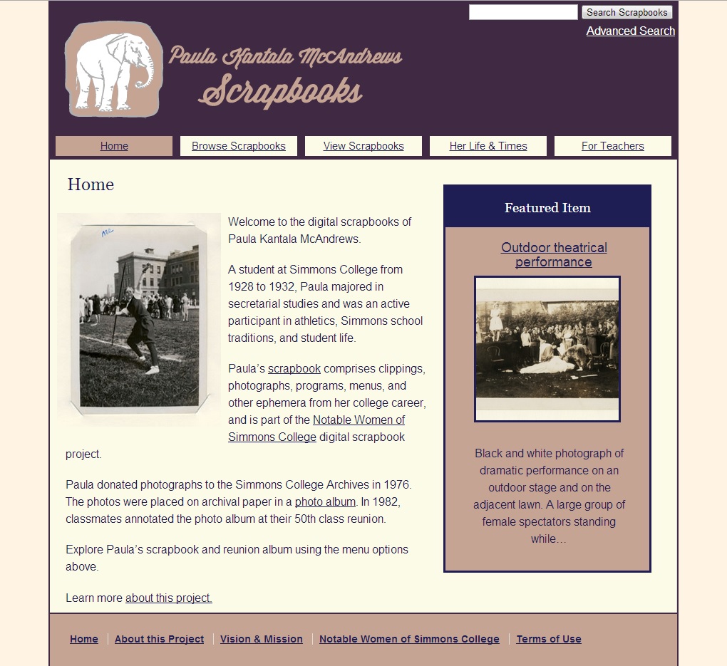 Scrapbook Archive Homepage