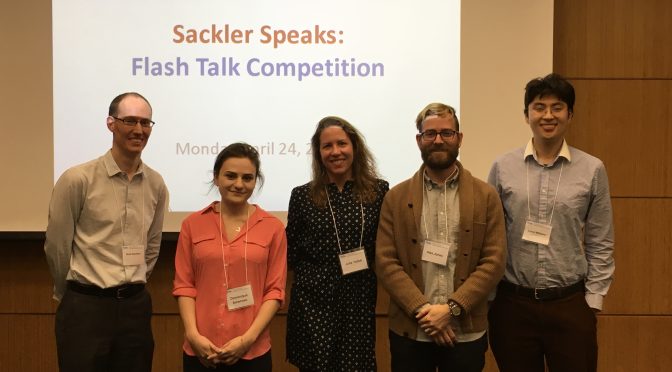 ICYMI: Sackler Speaks Flash Talks Competition