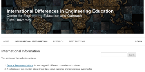 Investigating International Differences in Engineering Education