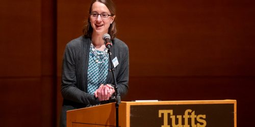 Kristen Wendell awarded the 2019 School of Engineering Faculty Mentoring Award