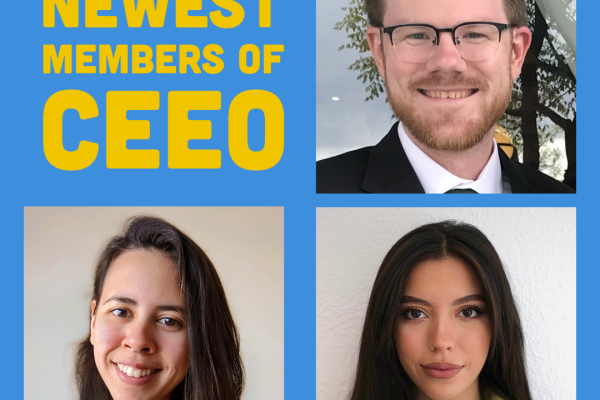 CEEO Welcomes New Post-Docs and Graduate Student