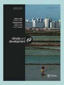 Image of the Climate and Development Journal cover