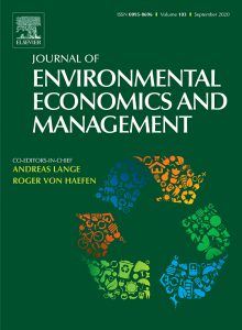 environmental economics and management journal cover