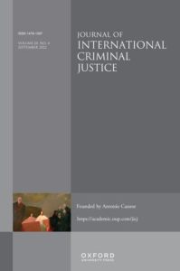 Journal of International Criminal Justice Dannenbaum