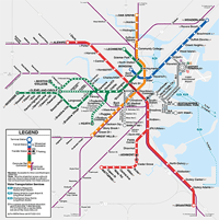 MBTA Subway map