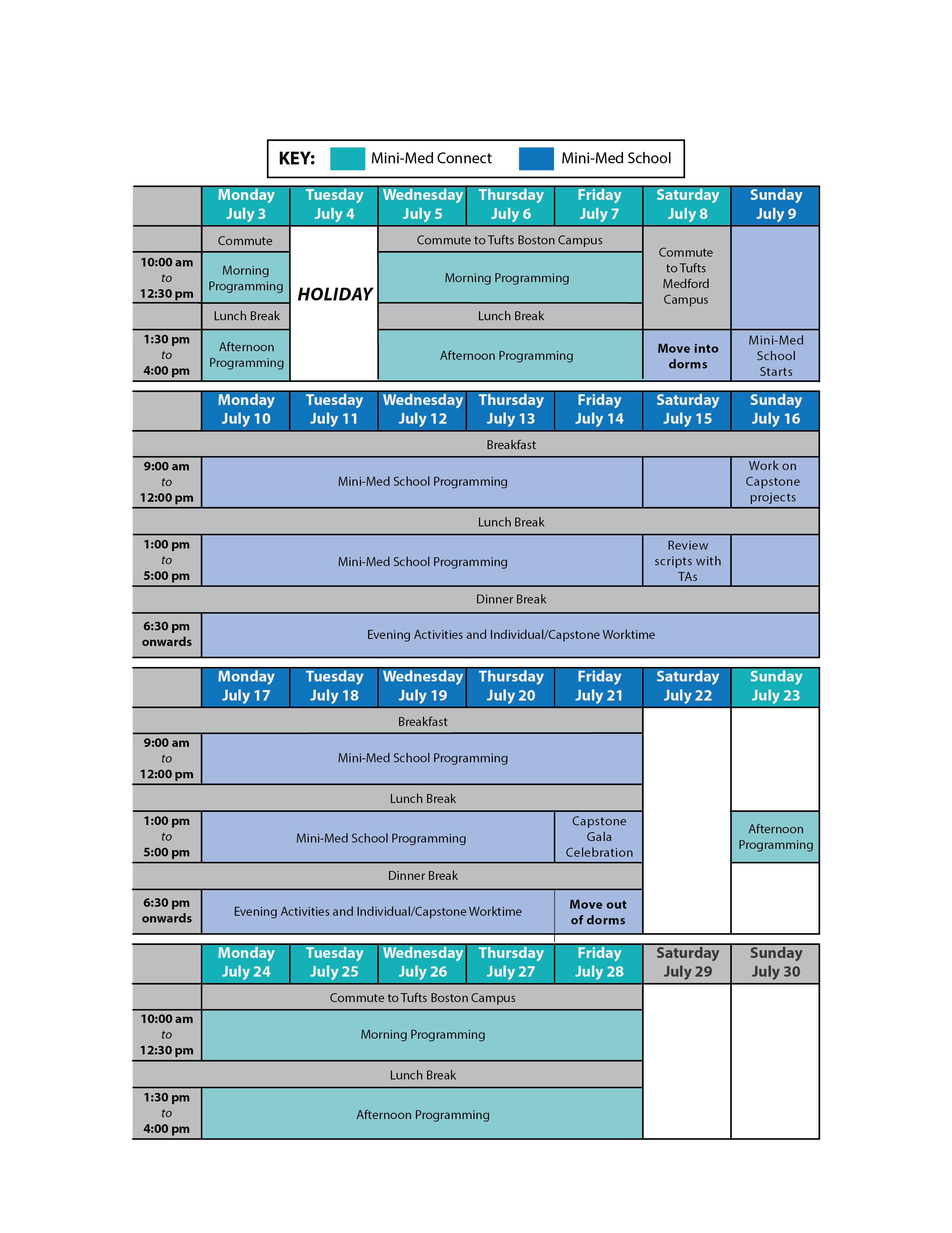 Mini-Med Connect - Center for Science Education at Tufts University