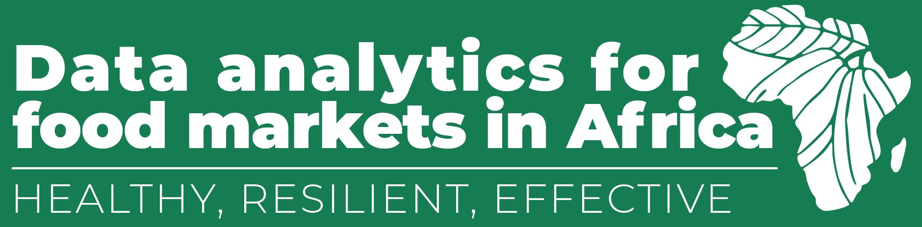 Data Analytics for Food Markets in Africa
