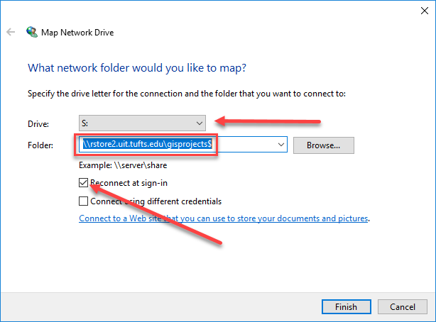 DataLab at Tufts | Accounts &amp; Network Drives