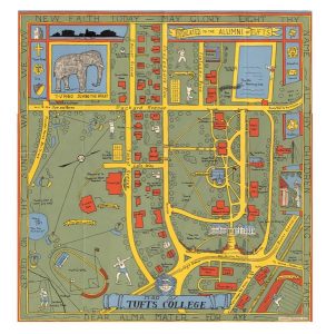 Blanchard Printing Co. Map of Tufts College. 1930-1940. UA021.002.028.00003. Tufts University. Digital Collections and Archives. Medford, MA. http://hdl.handle.net/10427/57096 (accessed September 30, 2016).