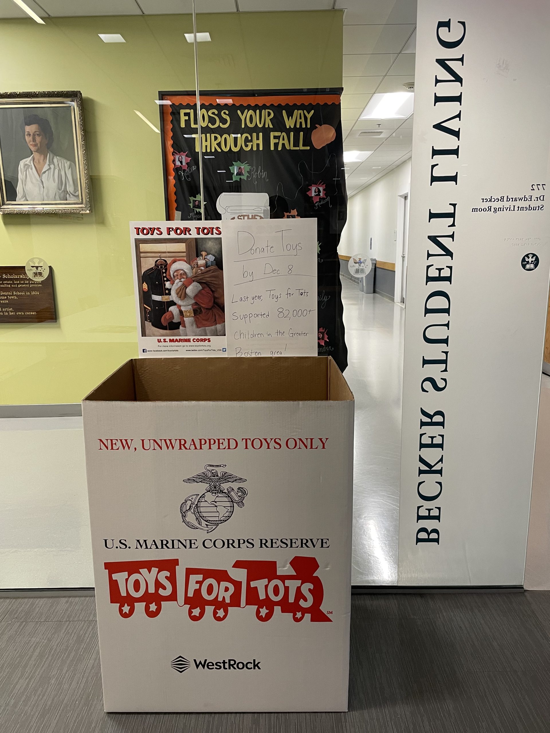 Toys For Tots Collection Box Tufts