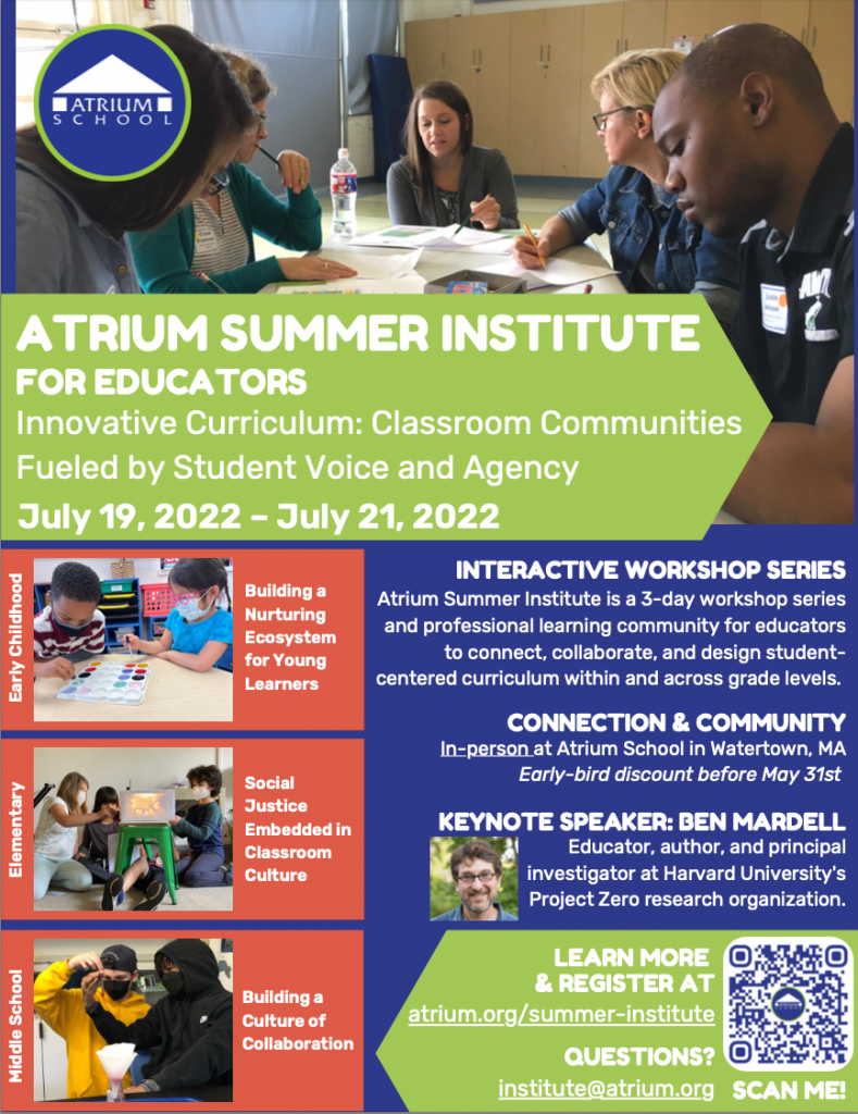 Atrium Summer Institute for Educators