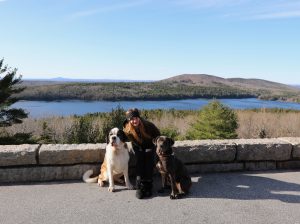 Lisa in Acadia Park