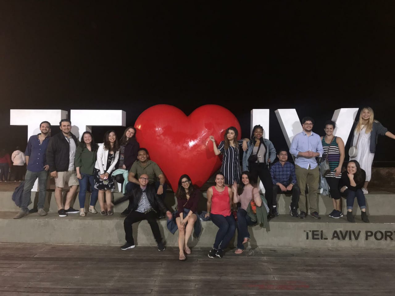 Fletcher students in Israel