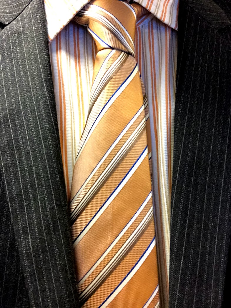 orange necktie