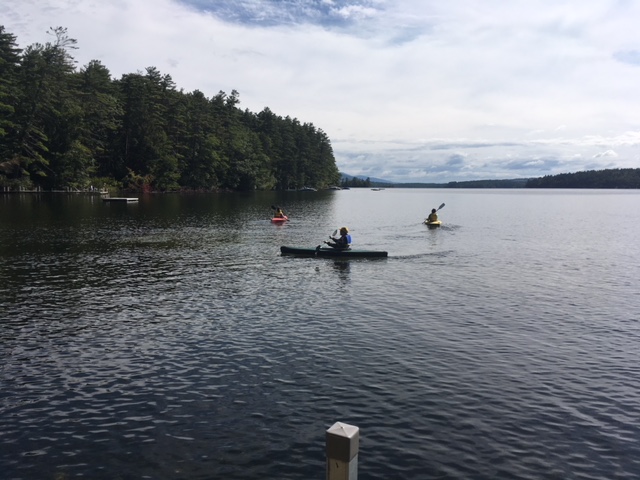 Squam Lake canoeing