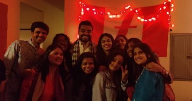 Diwali celebration with Fletcher students