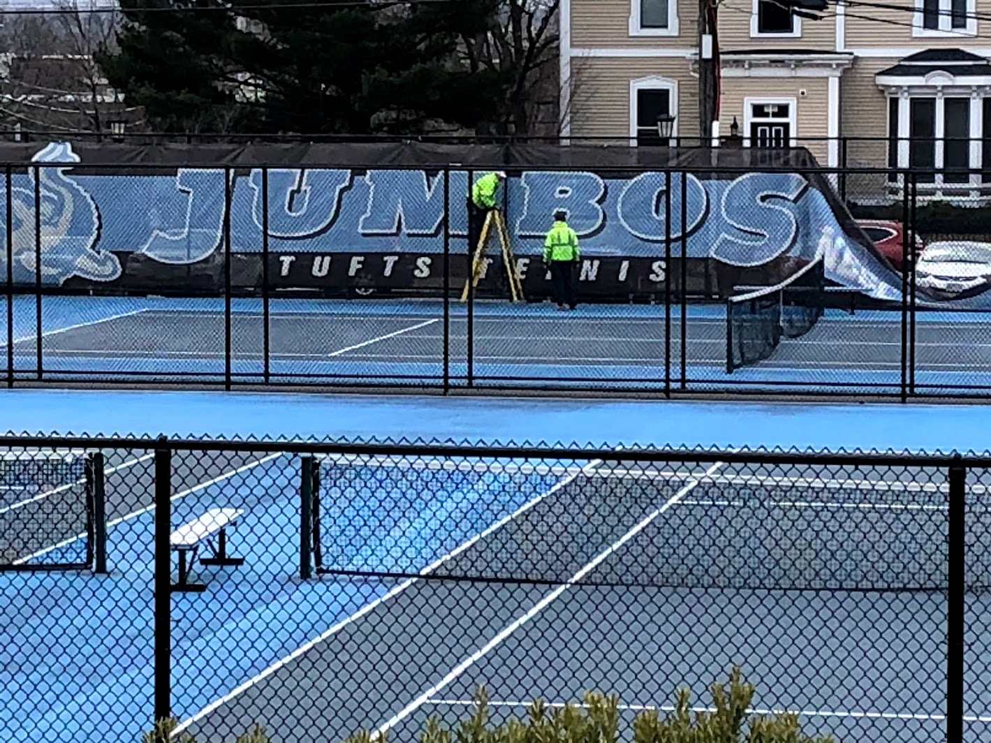 Tufts tennis courts