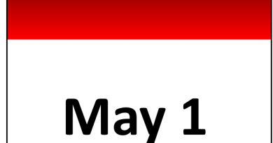 May 1 calendar