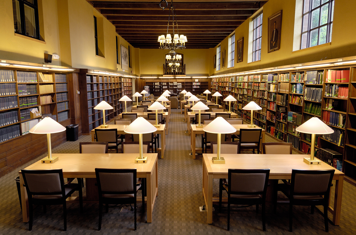 Ginn Library reading room