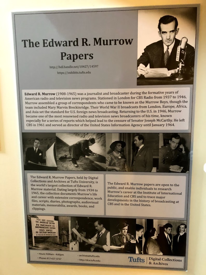 Murrow Room placard