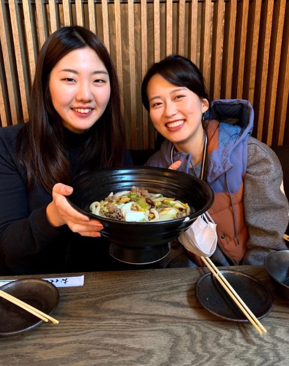 Kanako at dinner