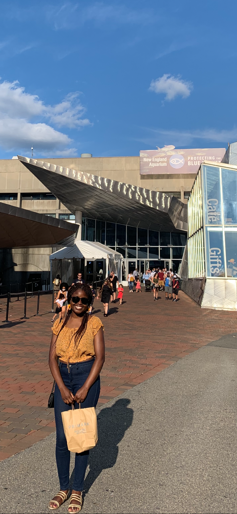 Princess at the New England Aquarium