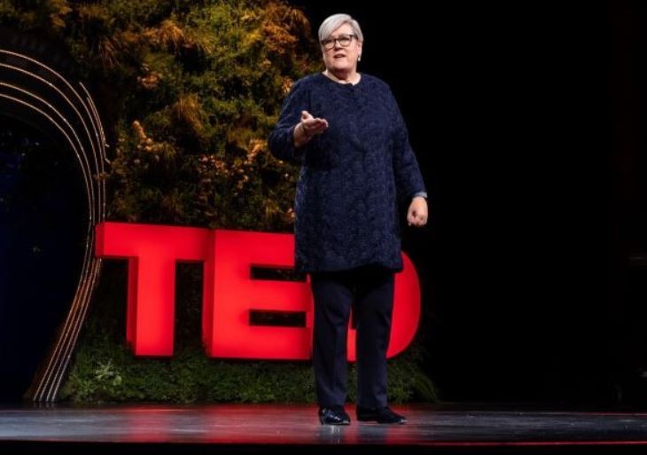 Dean Kyte on TED stage