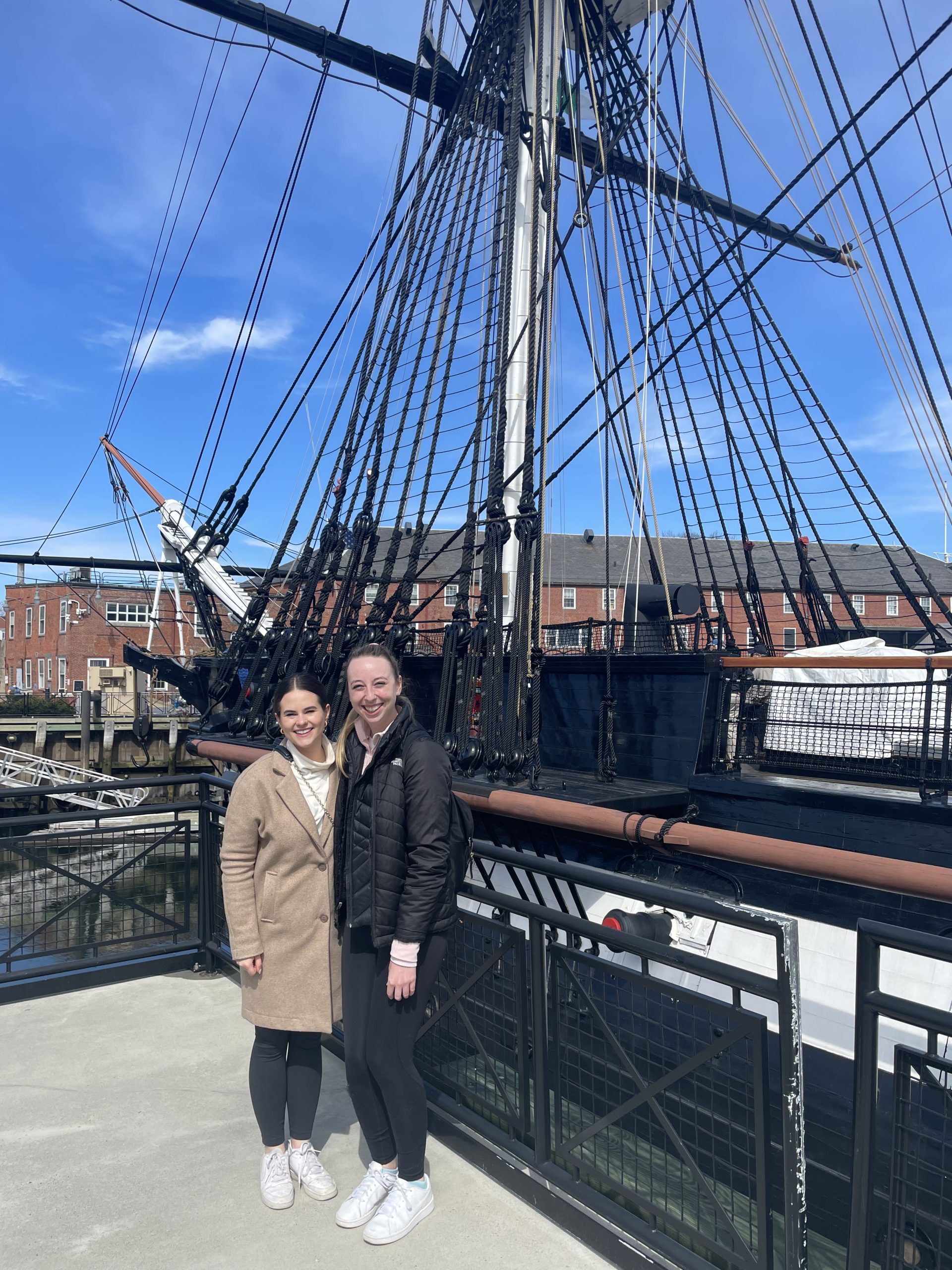 Christine at USS Constitution