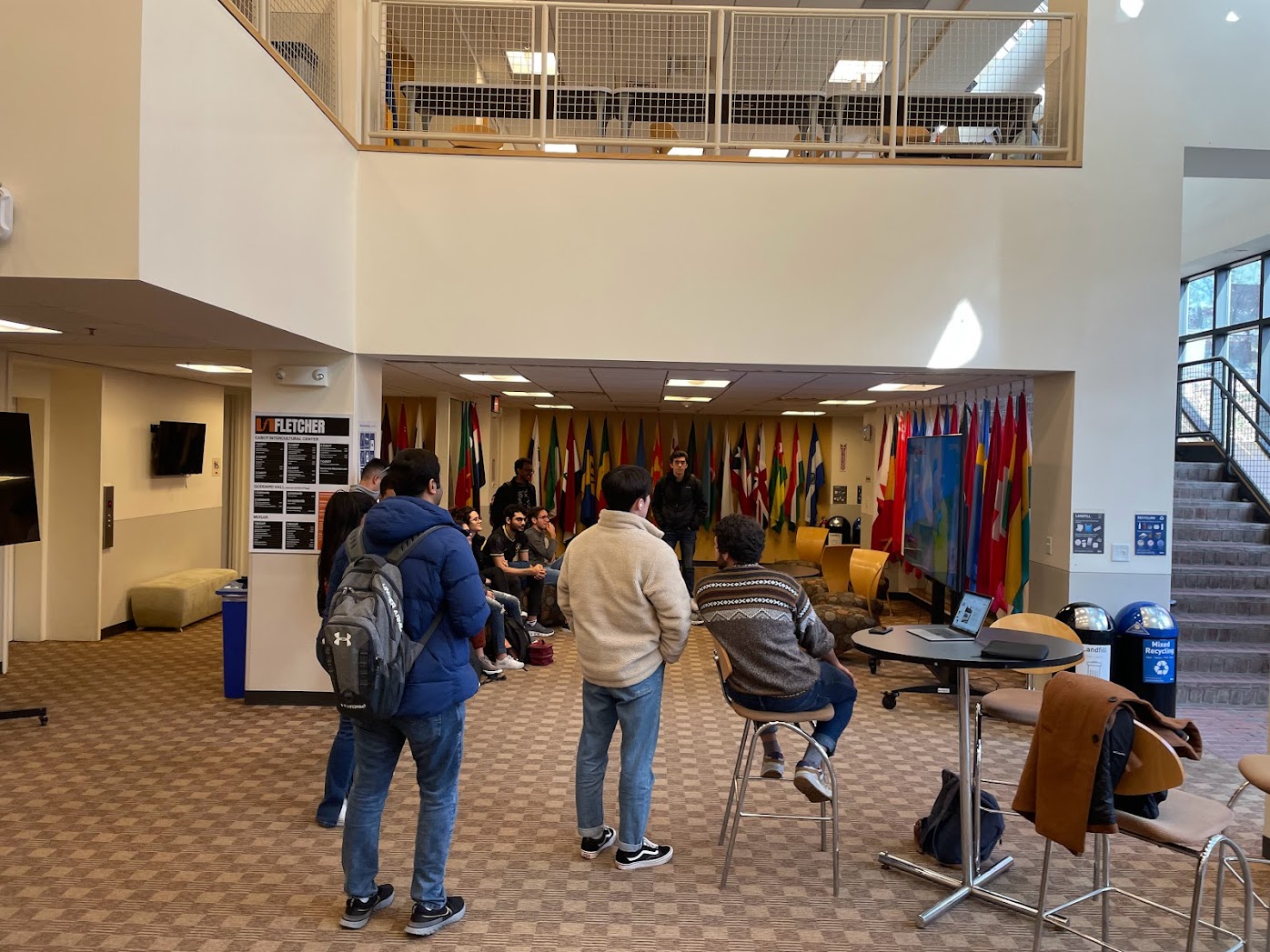 World Cup in the Hall of Flags