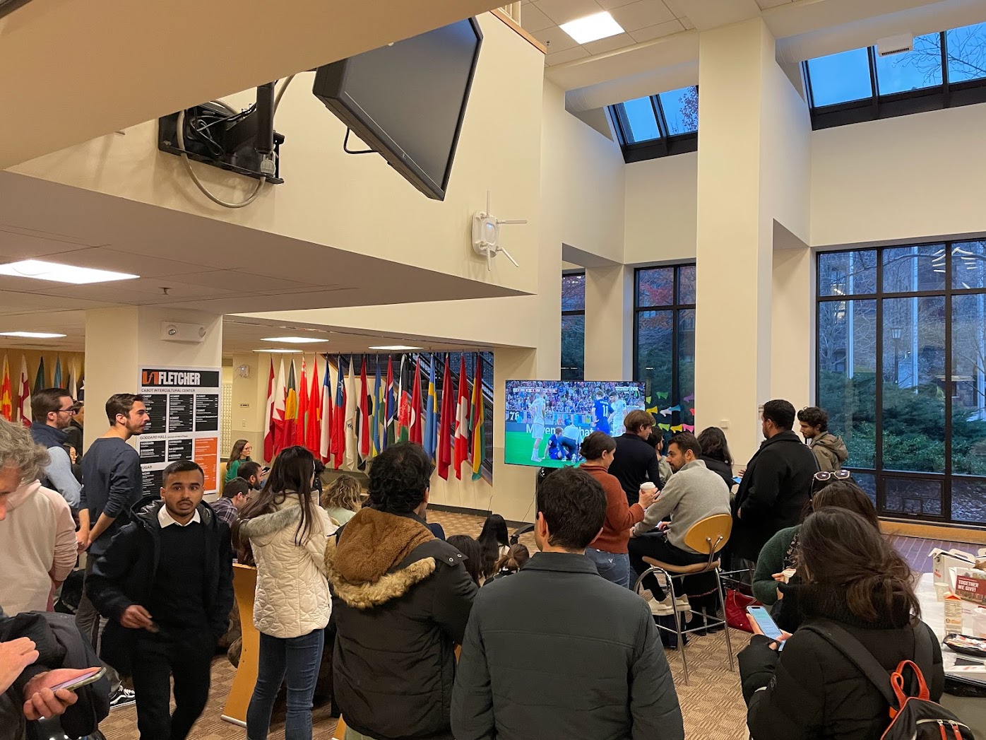 World Cup in the Hall of Flags