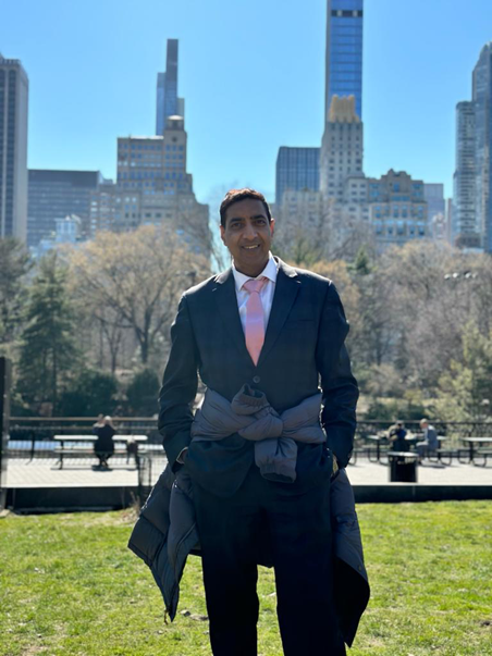 Birendra in Central Park