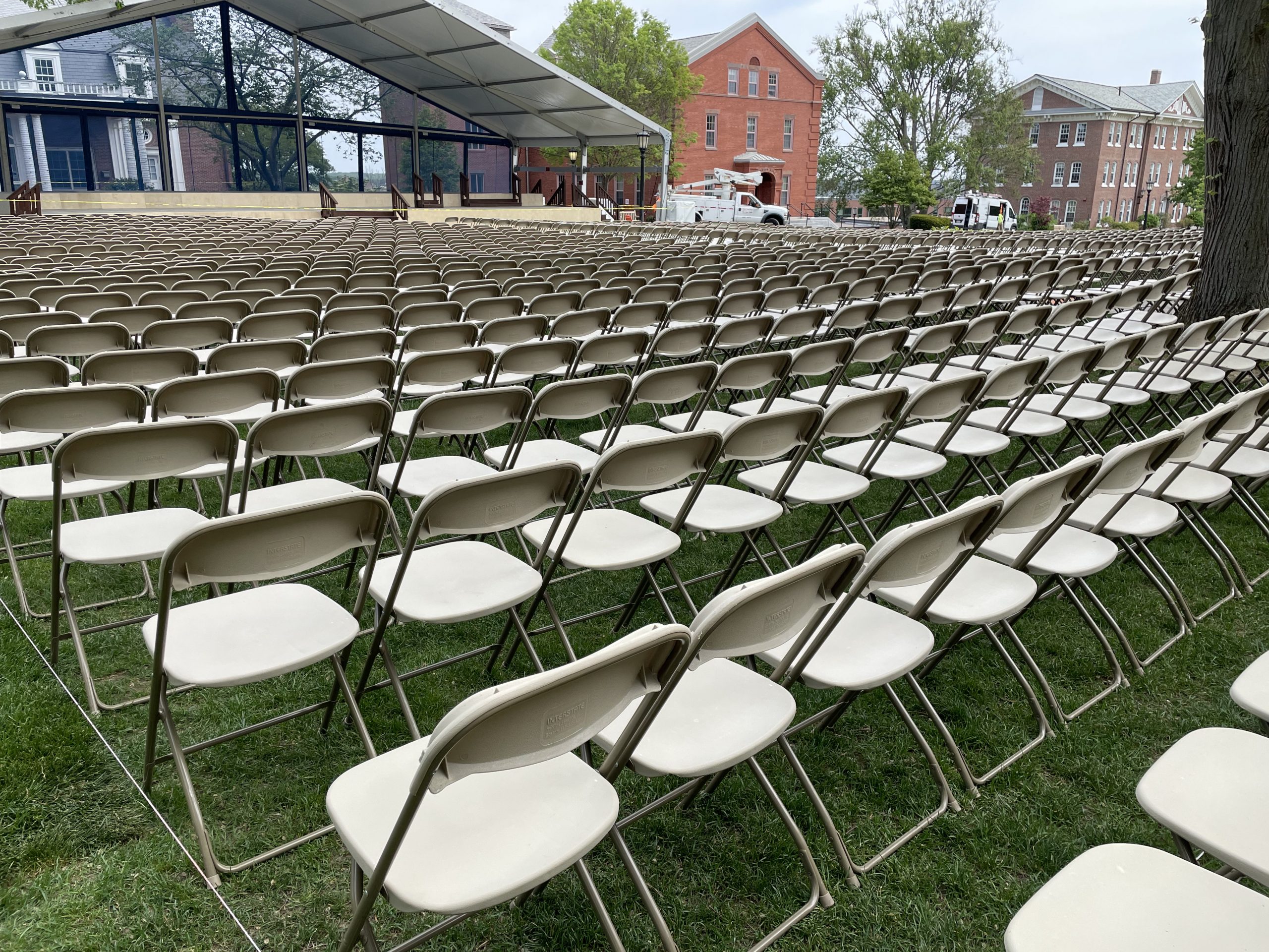 commencement chairs