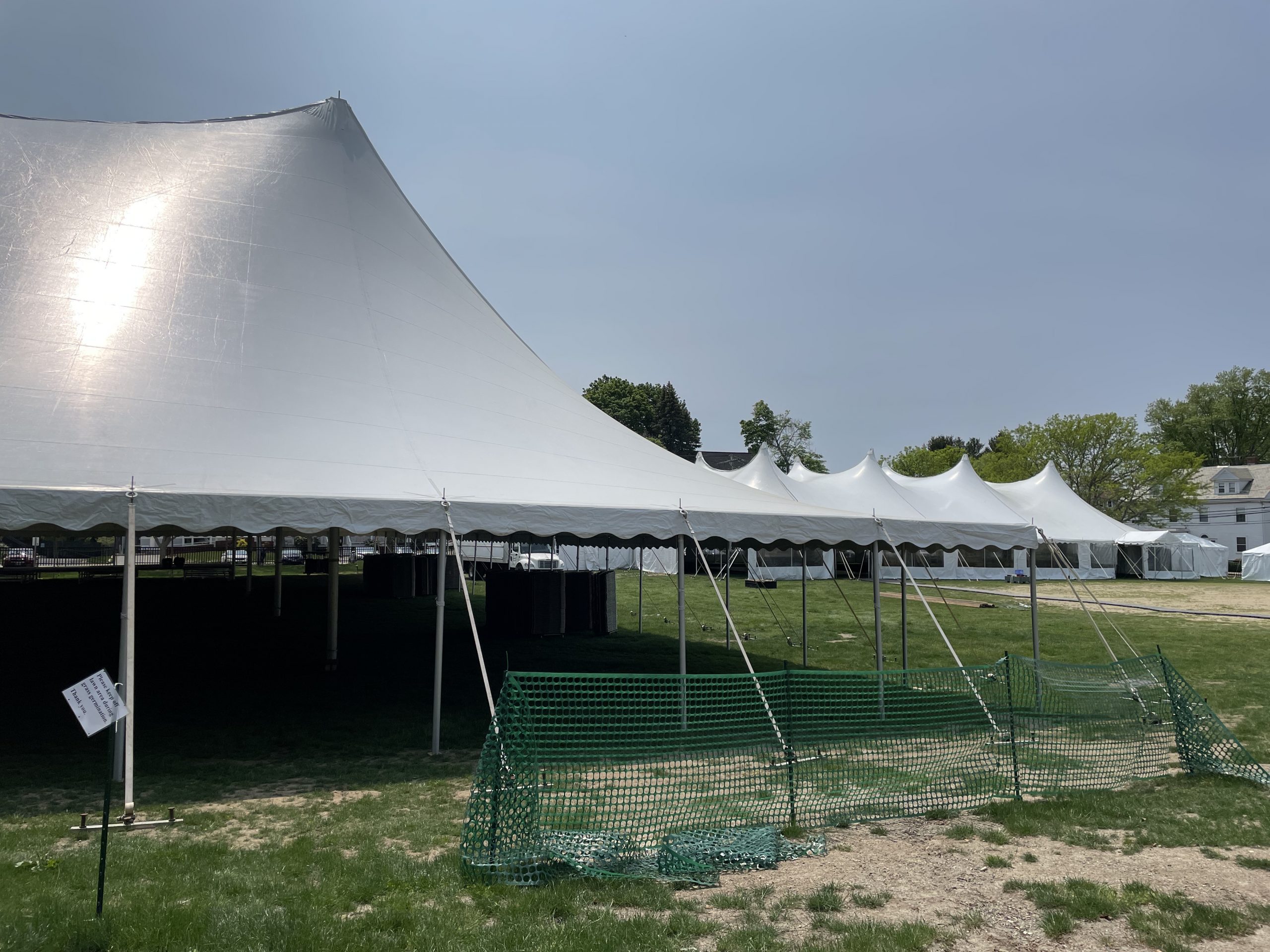 commencement tent