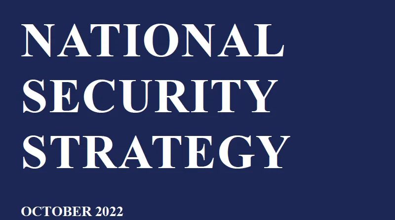 What Is The National Security Strategy Quizlet