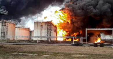 ukrainian strike oil depot belgorod