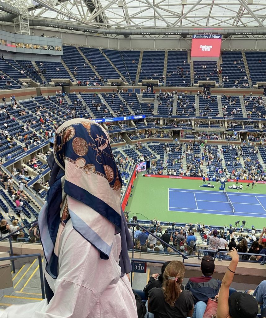 Me at the 2021 US Open Final 