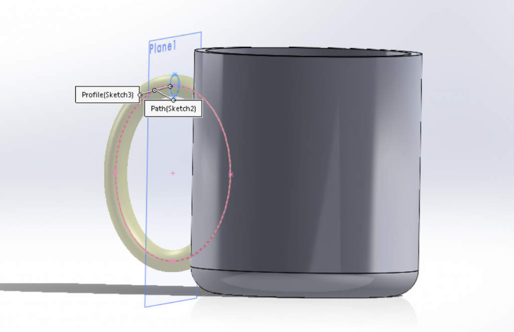 Design with handle sketch 