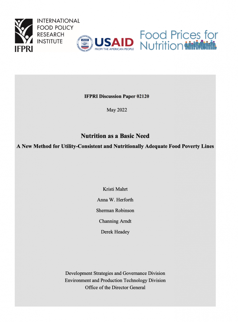 Cover of IFPRI Discussion Paper