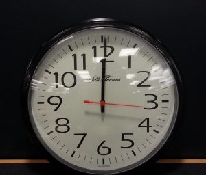 clock at 12