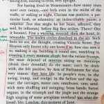 image of annotated version of Woolf