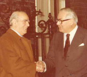 Constantine Karamanlis with James Callaghan