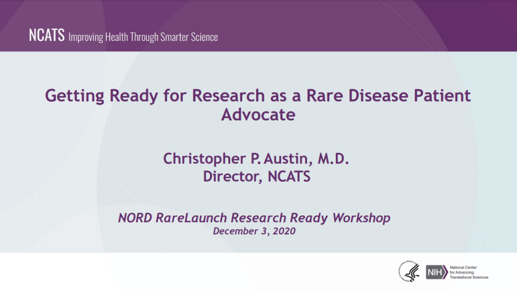 Getting Ready for Research as a Rare Disease Patient Advocate – PALADIN ...