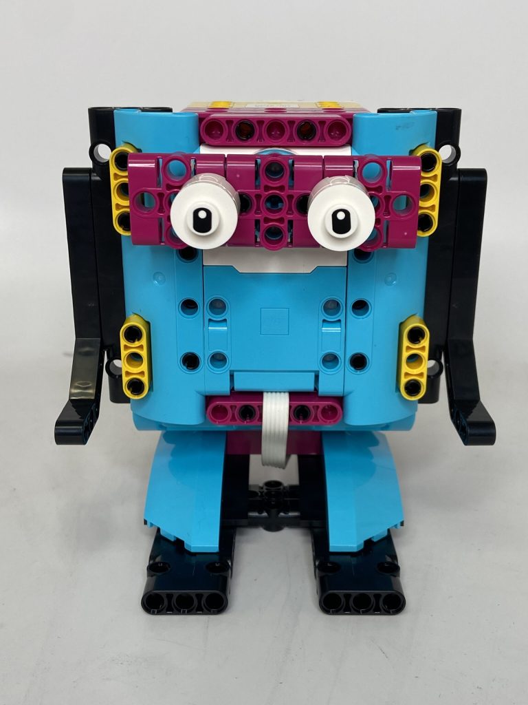 A robot made from a Lego Spike Prime Kit