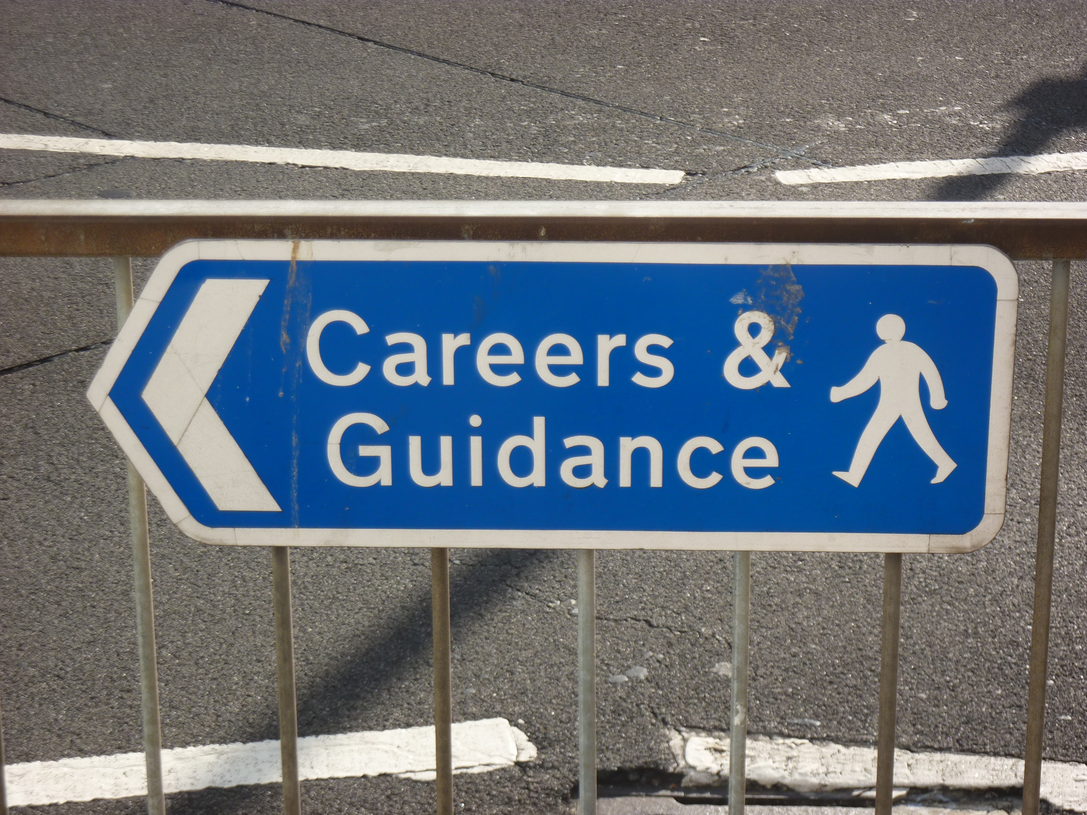 Careers and Guidance sign