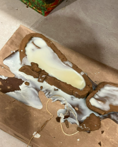 Clay Foot Molds with Hardened Wax