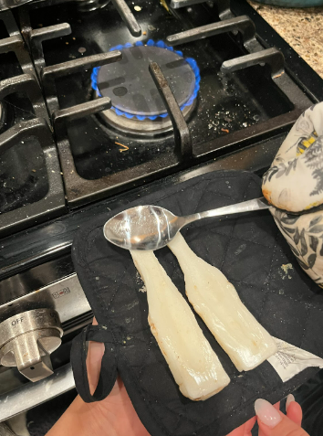 Using a Hot Spoon to Fuse Wax Parts