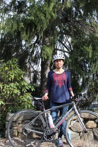 Chantal with Bike 2